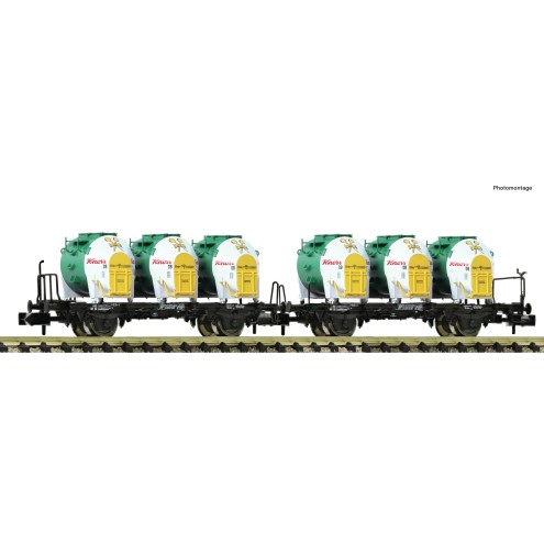 Fleischmann 823306 - Behältertragwagen-Doppeleinheit, DB