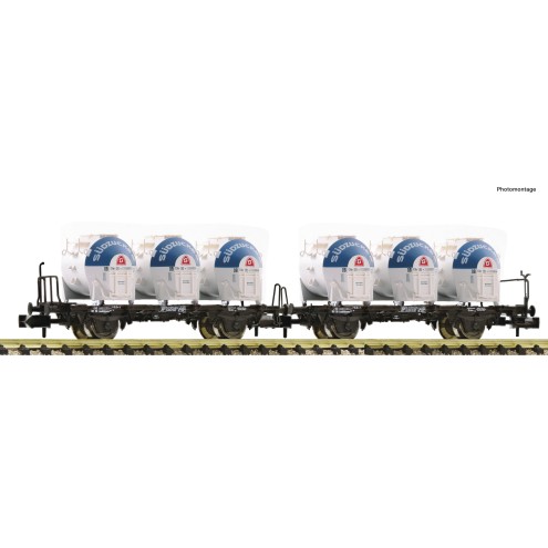 Fleischmann 823307 - Behältertragwagen-Doppeleinheit, DB