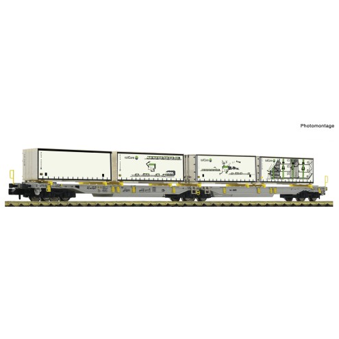 Fleischmann 825014 - Doppeltragwagen AAE+Railcare