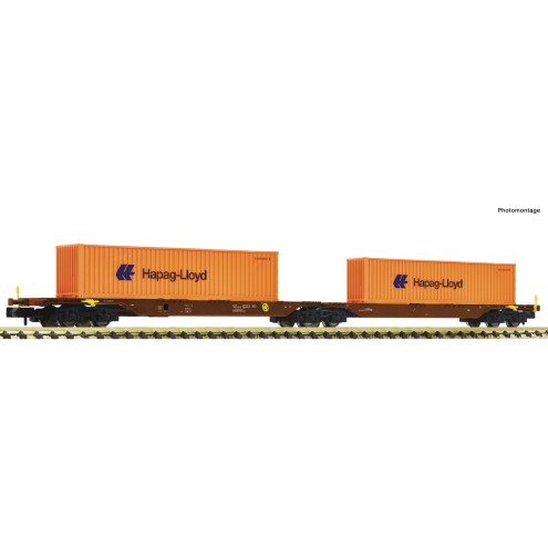Fleischmann 825340 - Container-Doppeltragwagen, GYSEV CARGO