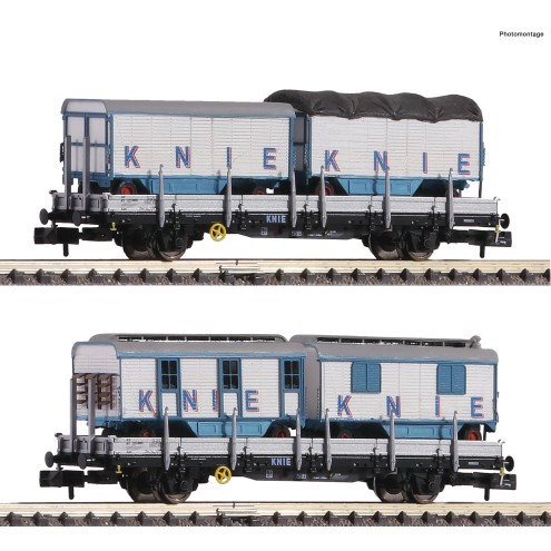 Fleischmann 825753 - 2er Schwenkrung-wag.Bel.Zirkus