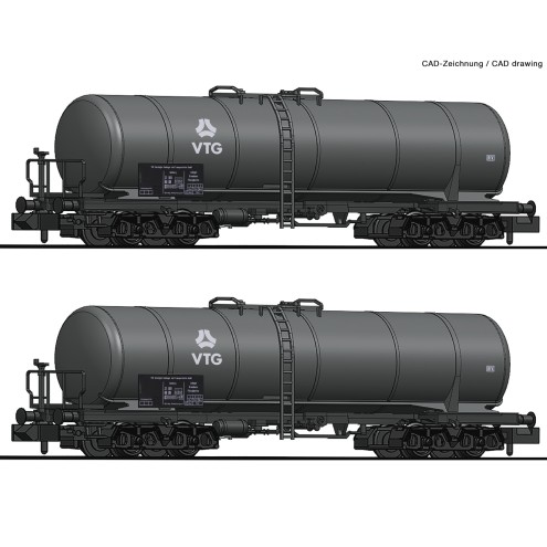 Fleischmann 825810 - 2-tlg.Set Kesselwagen VTG