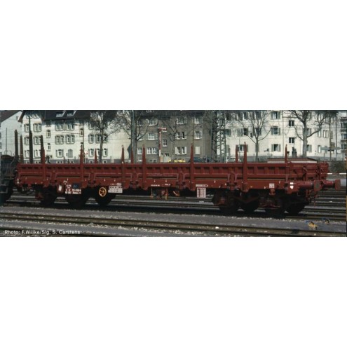 Fleischmann 826703 - 4-achs.Flachwagen, braun