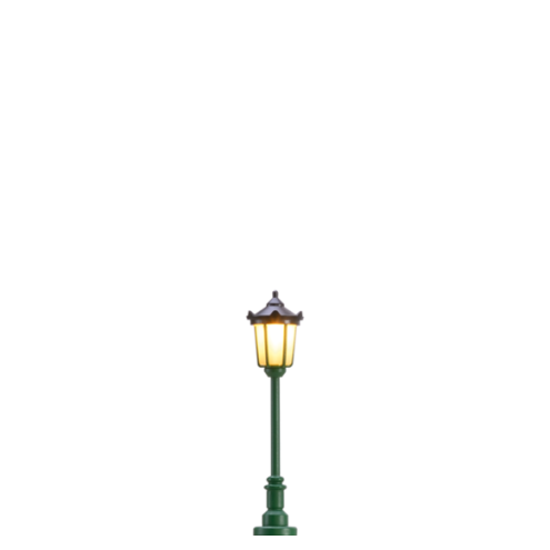 Brawa 83021 - N Gaslaterne, Stecksockel mit LED