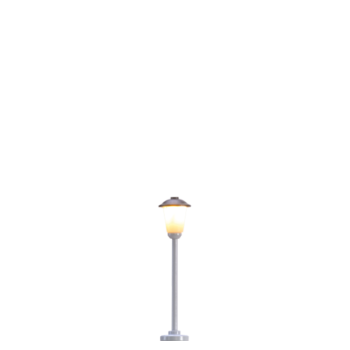 Brawa 83023 - N Straßenleuchte, Stecksockel mit LED