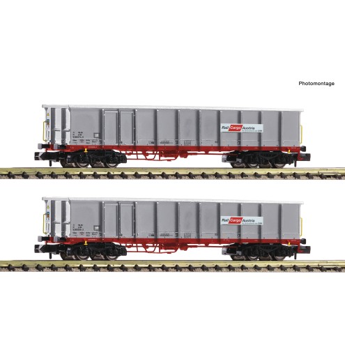 Fleischmann 830256 - 2-tlg.Set Off.Güterw.Eanos ÖBB