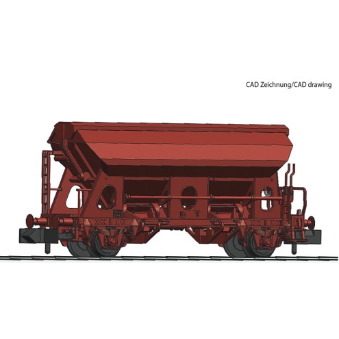 Fleischmann 830352 - Schwenkdachwagen, DR
