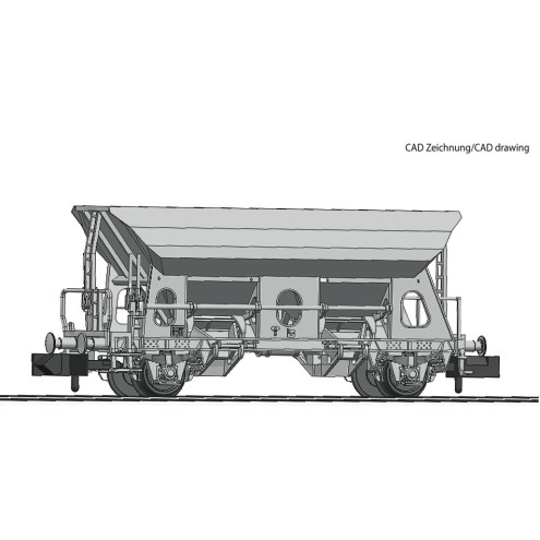Fleischmann 830353 - Selbstentladewagen, SBB, grau