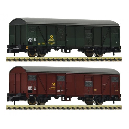 Fleischmann 831513 - 2-tlg. Set: Gbs Postgüterwagen