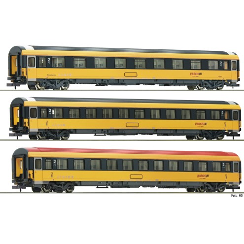 Fleischmann 881902 - 3-tlg.Set Eurofima Regiojet