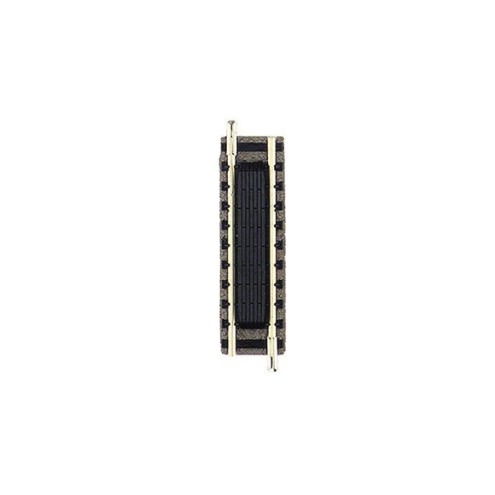 Fleischmann 9115 - Gerades Gleis mit eingebautem Schaltkontakt, Länge 55,5 mm.