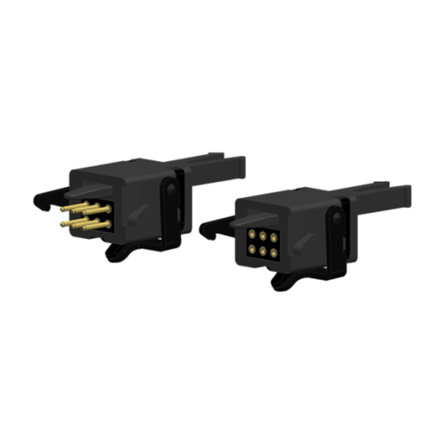 Brawa 93717 - H0 elektrische Kupplung 6-polig [2 Paar]