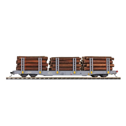 Bemo 9481119 - RhB Rp-w 8359 Rungenwagen beladen