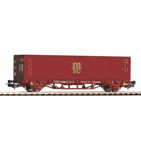 Piko 97154 - Containertragwg 1x 40` Container MSC FS IV