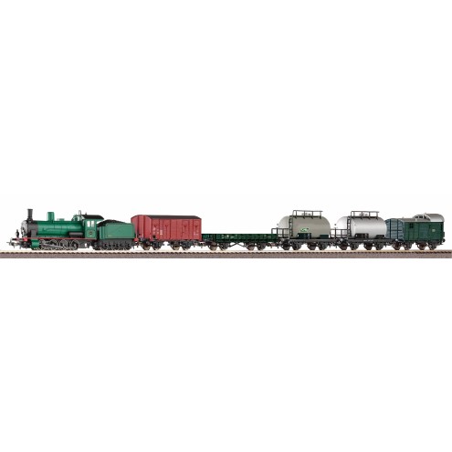 Piko 97942 - S-Set Dampflok Rh 71 SNCB + 5 Güterwg. SNCB A-Gleis & B III