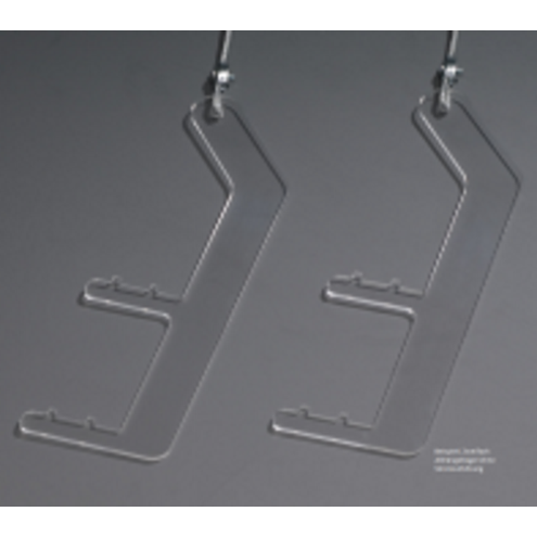 Trainsafe AB-G-1S - Abhängebügel Spur G für 1 Röhre 33.5 cm lang