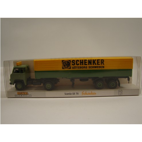 Brekina 85152 - Scania LB76 Pritsche/Pl.-SZ Schenker
