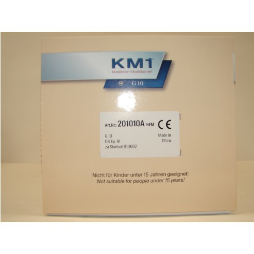 KM-1 201010A G10 Gedeckter Güterwagen DB Ep. IV ungebremst NEM