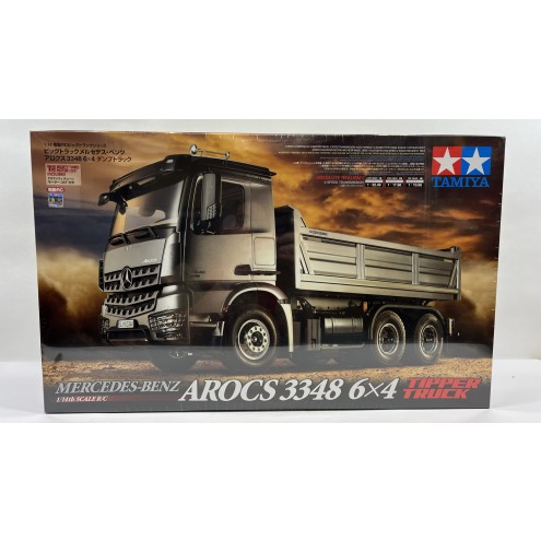 Tamiya 300056357 - 1:14 RC MB Arocs 3348 Hinterkipper 3Achs