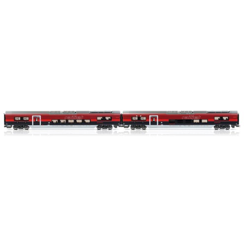 Jägerndorfer 12210 - 2er Set Railjet Wagen DANI ÖBB, Ep.VI, AC