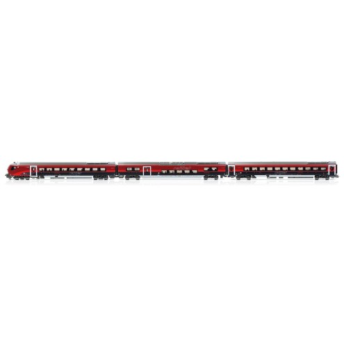 Jägerndorfer 12302 - 3er Set RJ Wagen mit Steuerwagen DANI ÖBB, Ep.VI, AC Sound