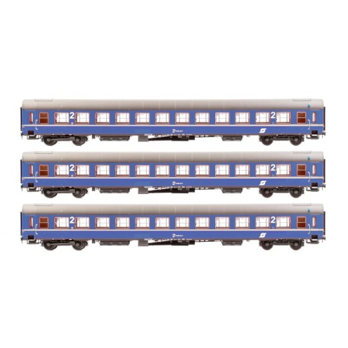 Jägerndorfer JC61402 - 3er Set Liegewagen ÖBB , Ep.IV