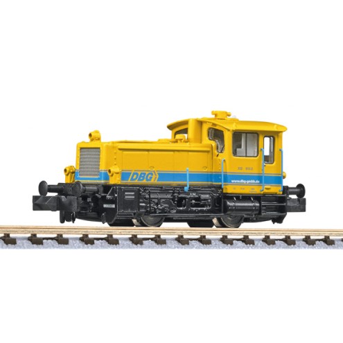 Liliput 162601 - Diesel-Rangierlokomotive, 332 013-2 (DBG), DB AG, gelb, Ep.V