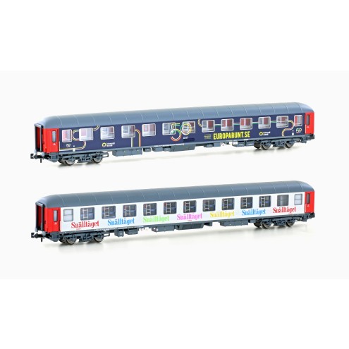 LS Models LS98098N - 2er Set Liegewagen Bvcmz Snälltaget, Ep.VI