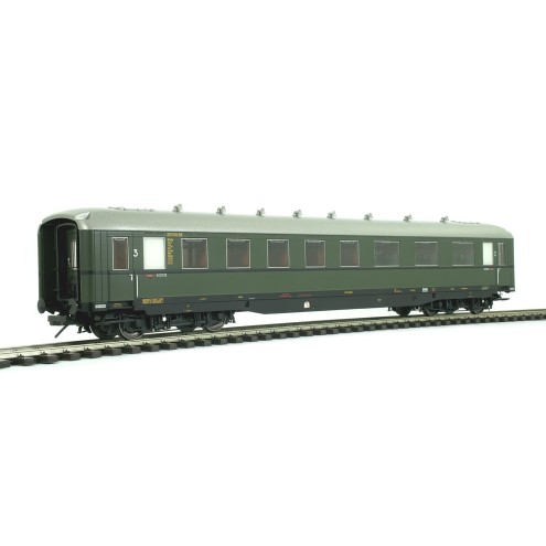 Lenz 41263-01 - Schürzenwagen BC4ü-39, DB, Epoche 3a, RAL 6007