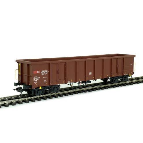 Lenz 42142-06 - Hochbordwagen Eanos, SBB, Epoche 5, braun