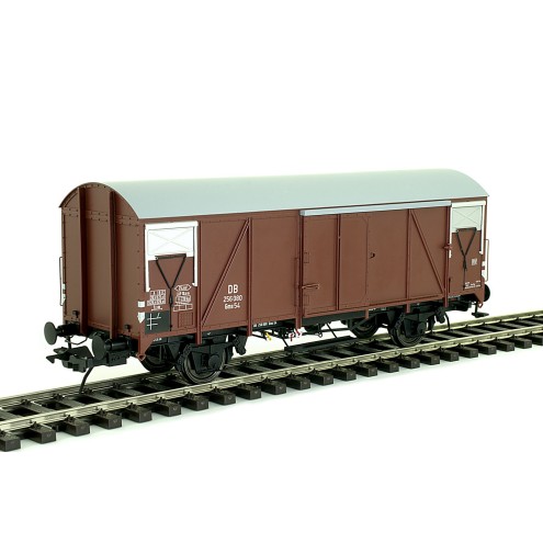 Lenz 42234-05 - Gedeckter Güterwagen Gms 54, DB, Epoche 3, Nr. 256 080