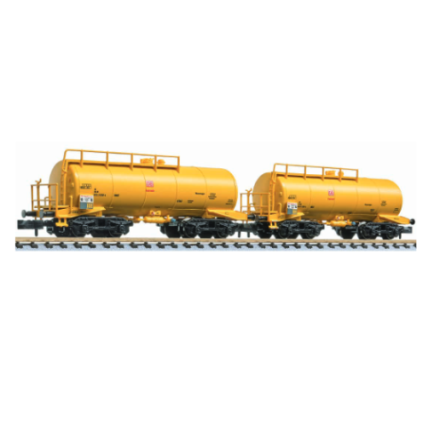 Liliput 260114 - 2-tlg. Set, 4-achs. Kesselwagen, "Löschzug Wilhelm Köhler", DB AG, Ep.V