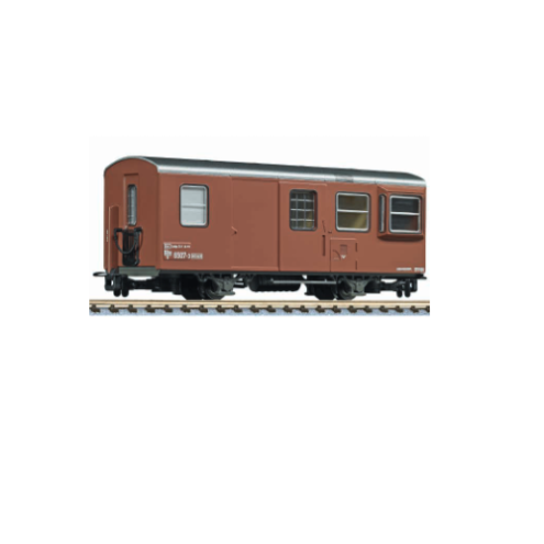Liliput 344434 - 2-achsiger Dienstwagen, Diho/s, 6507-3, braun, ÖBB, Ep.IV