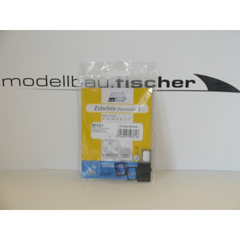 ESU 50321 - Lautsprecher 15mm x 11mm x 3.5mm, rechteckig, 8 Ohm, mit Schallkapselset, 0.5W