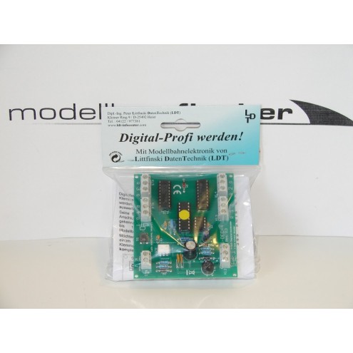Littfinski 910212 - S-DEC-4-DC-F Magnetartikeldecoder 4fach
