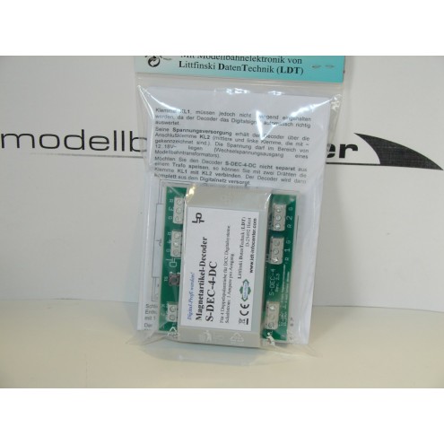 Littfinski 910213 - 4fach Magnetartikel-Decoder für Märklin-Motorola und DCC Digital-Anlagen aus der Digital-Profi-Serie !