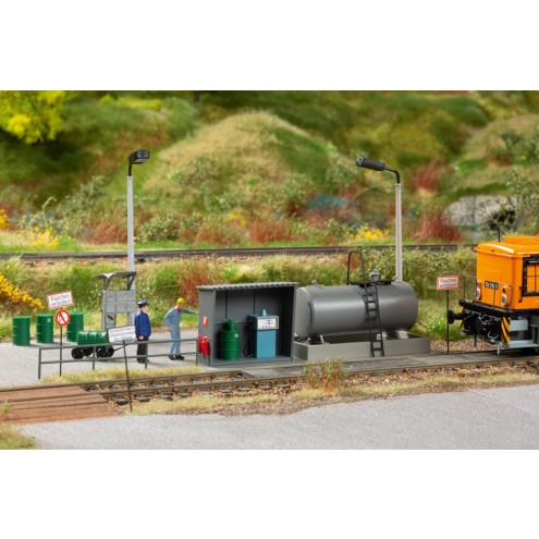 Auhagen 11469 - Kleinlok-Tankstelle H0