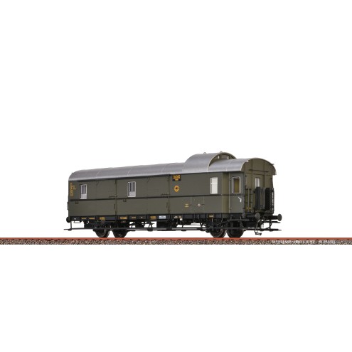 Brawa 46798 - H0 Gepäckwagen Pwi-29 DRG, Epoche II, AC Analog BASIC+ LED