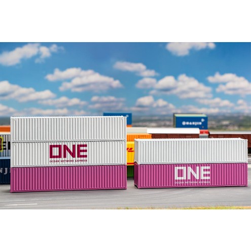 Faller 182152 - 40` Container ONE, 5er-Set