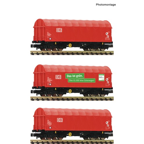 Fleischmann 6660014 - 3-tlg.Schiebepl. Das ist grün