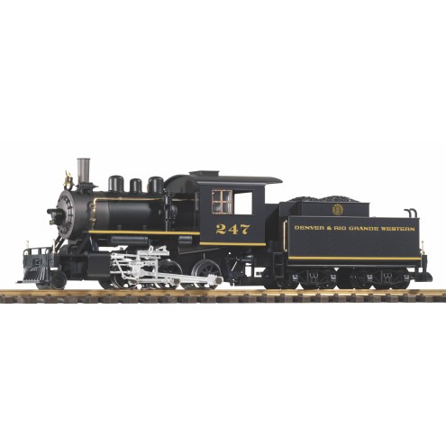 Piko 38239 - G-US Dampflok mit Tender Mini-Mogul D&RGW