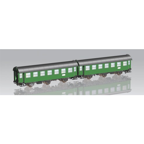 Piko 58266 - 2er Set Umbauwagen B3yg + B3yg DB IV
