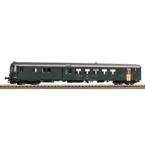 Piko 96753 - ~Steuerwg. BDt EW II grün mit alter Schrift SBB IV