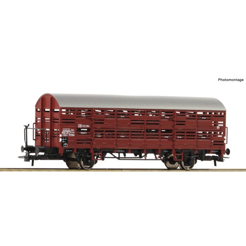 Roco 76607 - Kleinvieh-Verschlagwagen, DB