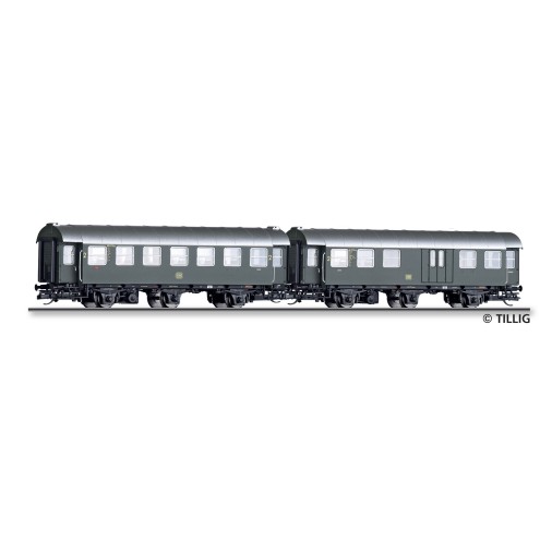 Tillig 01073 - Reisezugwagen-Paar der DB