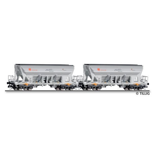 Tillig 01074 - Güterwagenset der HVLE / Holcim