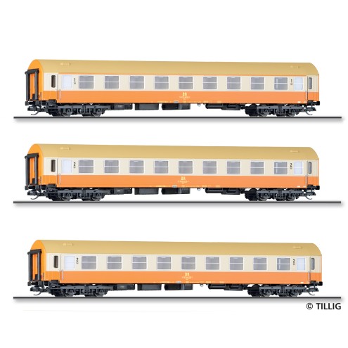 Tillig 01804 - Personenwagenset „Städteexpress“ der DR