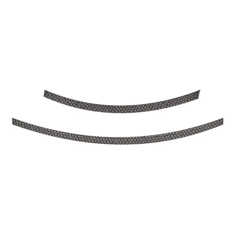 Vollmer 48239 - H0 Seitenstreifen Kopfsteinpflaster aus Steinkunst, 45°-Kurve, Radius 12 – 15 cm