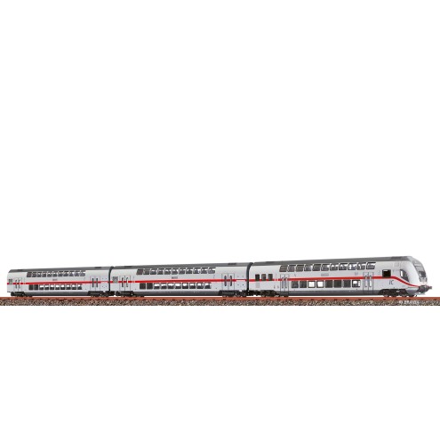 Brawa 44560 - H0 TWINDEXX Vario® IC2-Doppelstock-Wagenset DB AG, 3er-Einheit