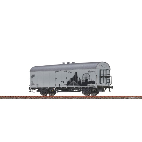 Brawa 50989 - H0 Gedeckter Güterwagen Ibs "Skyline Wien" 
